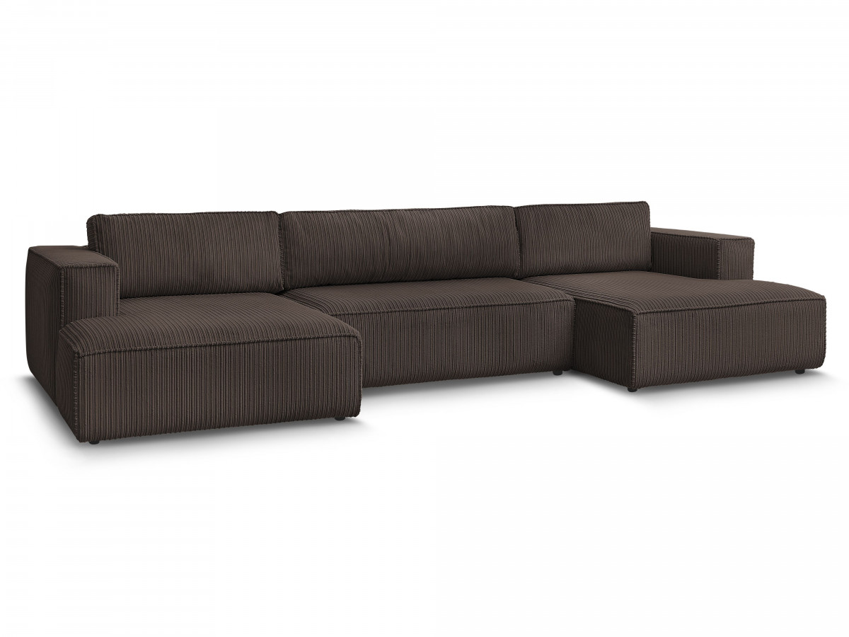 Sofa 3-osobowa prosta sztruksowa NINA