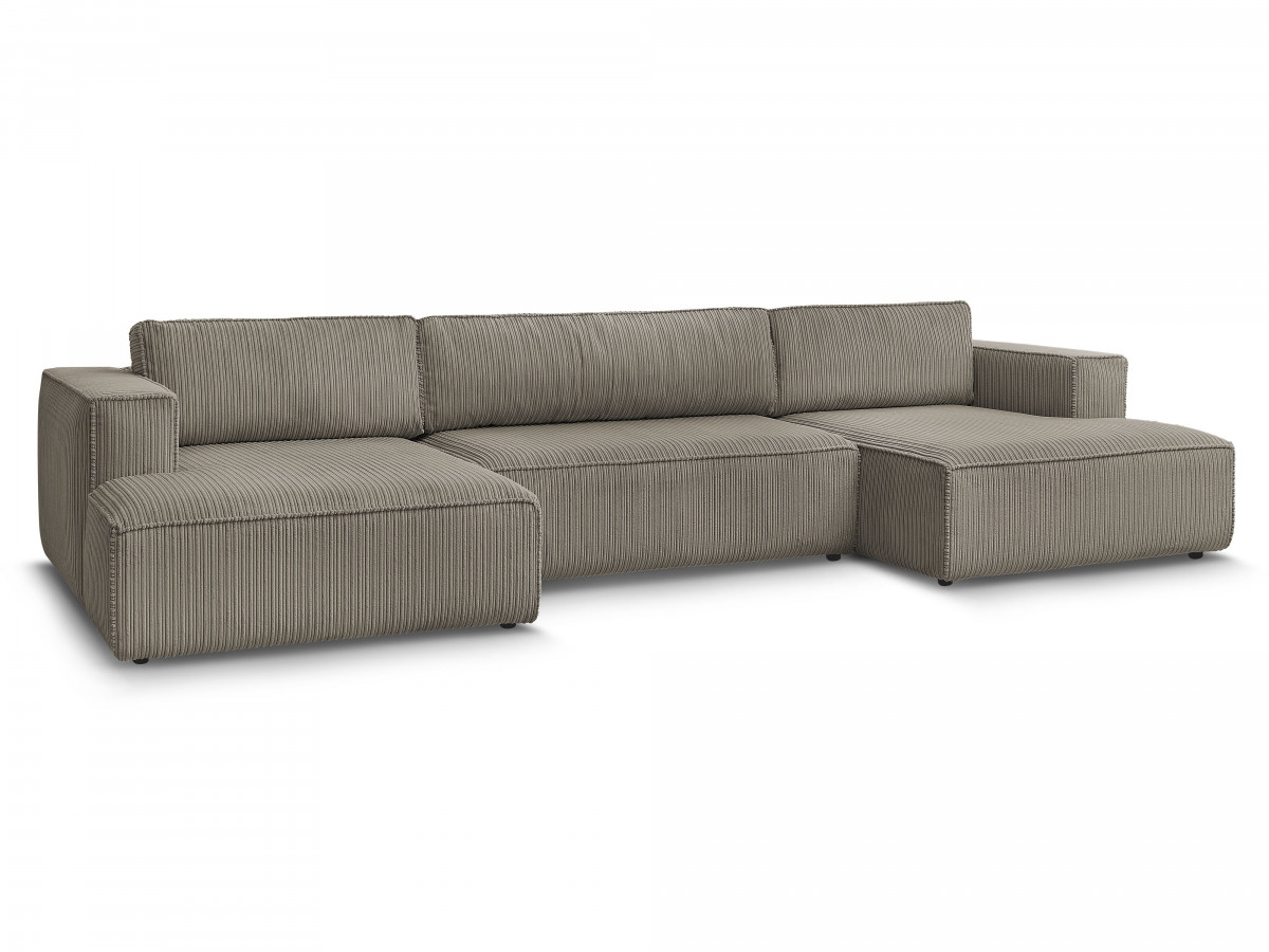 Sofa 3-osobowa prosta sztruksowa NINA