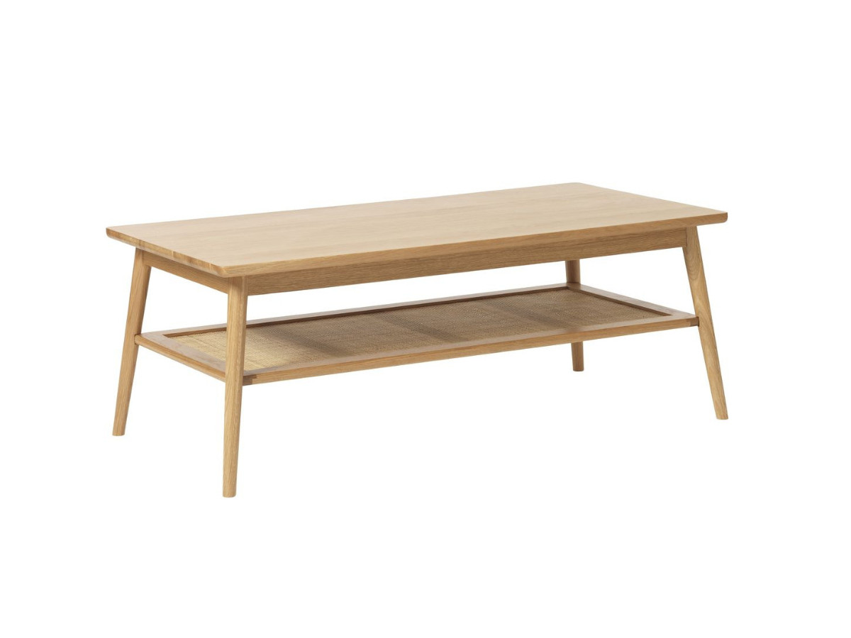 Table basse 120 cm ANDREA double plateau