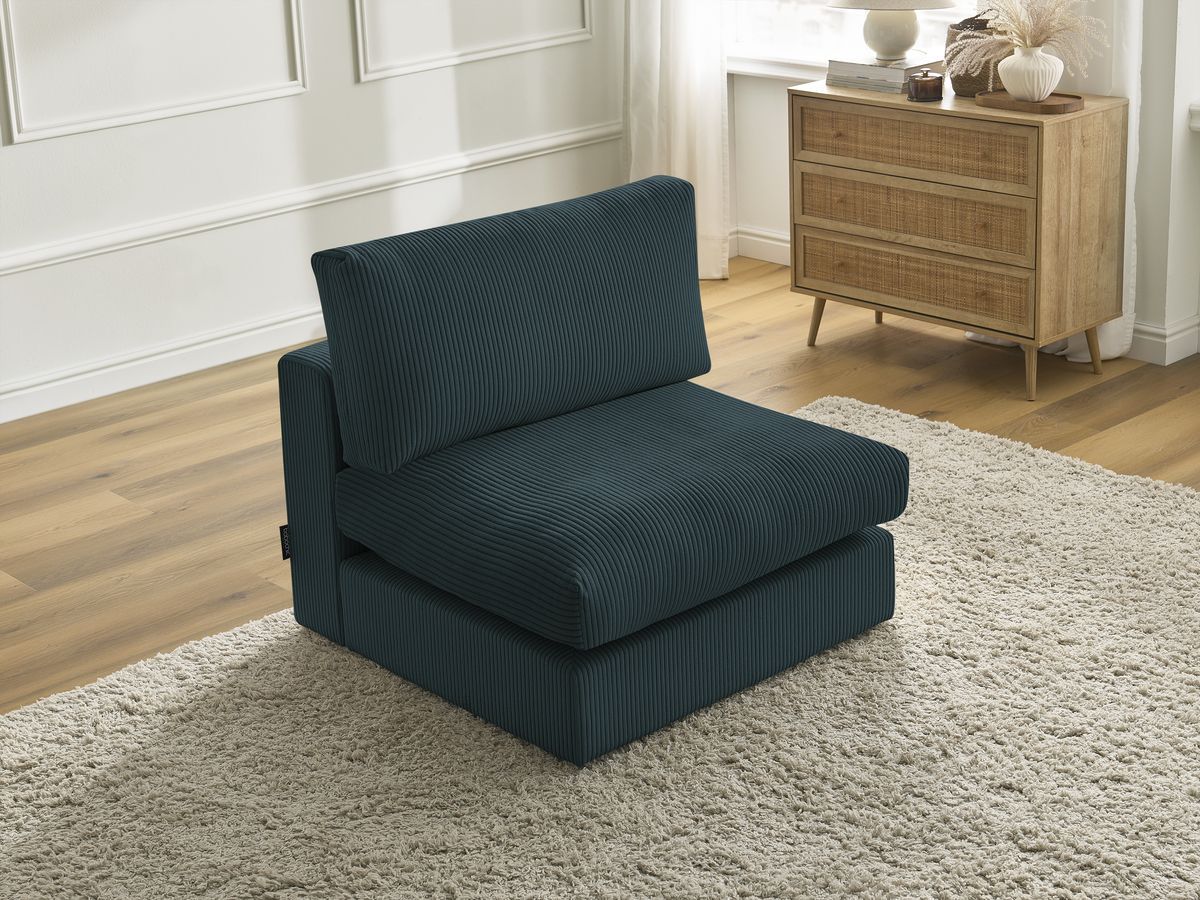 1-zits fauteuil voor PARIS modulaire bank in corduroy