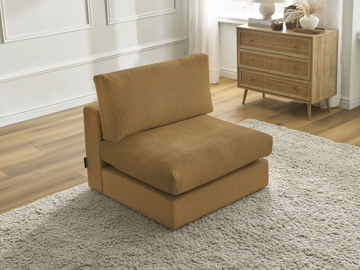 1-zits fauteuil voor PARIS modulaire bank in corduroy