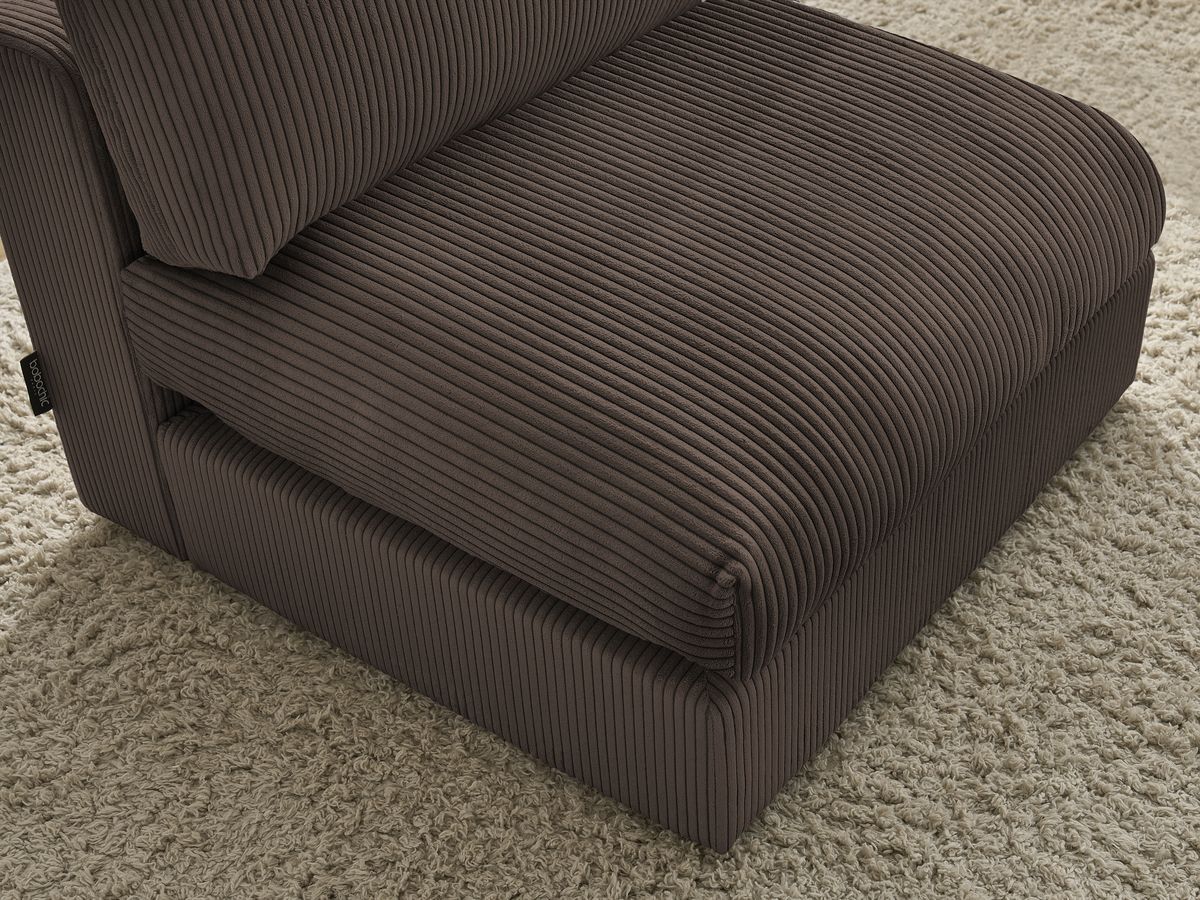 1-zits fauteuil voor PARIS modulaire bank in corduroy