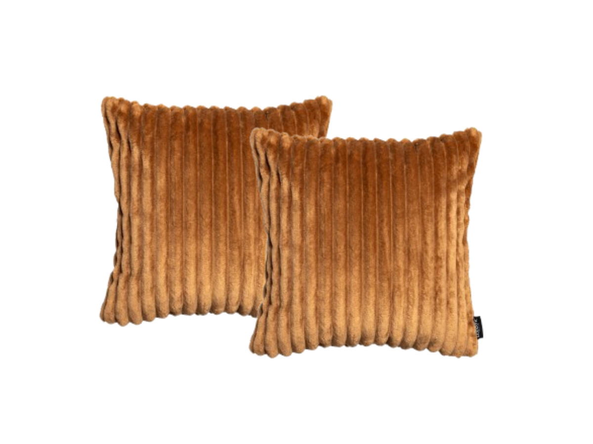 Lot de 2 coussins OSLO jaune