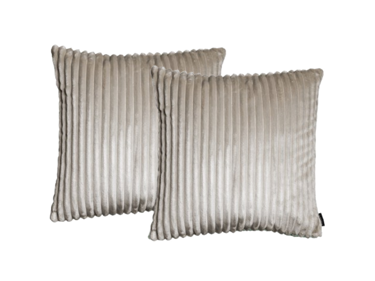 Lot de 2 coussins OSLO beige