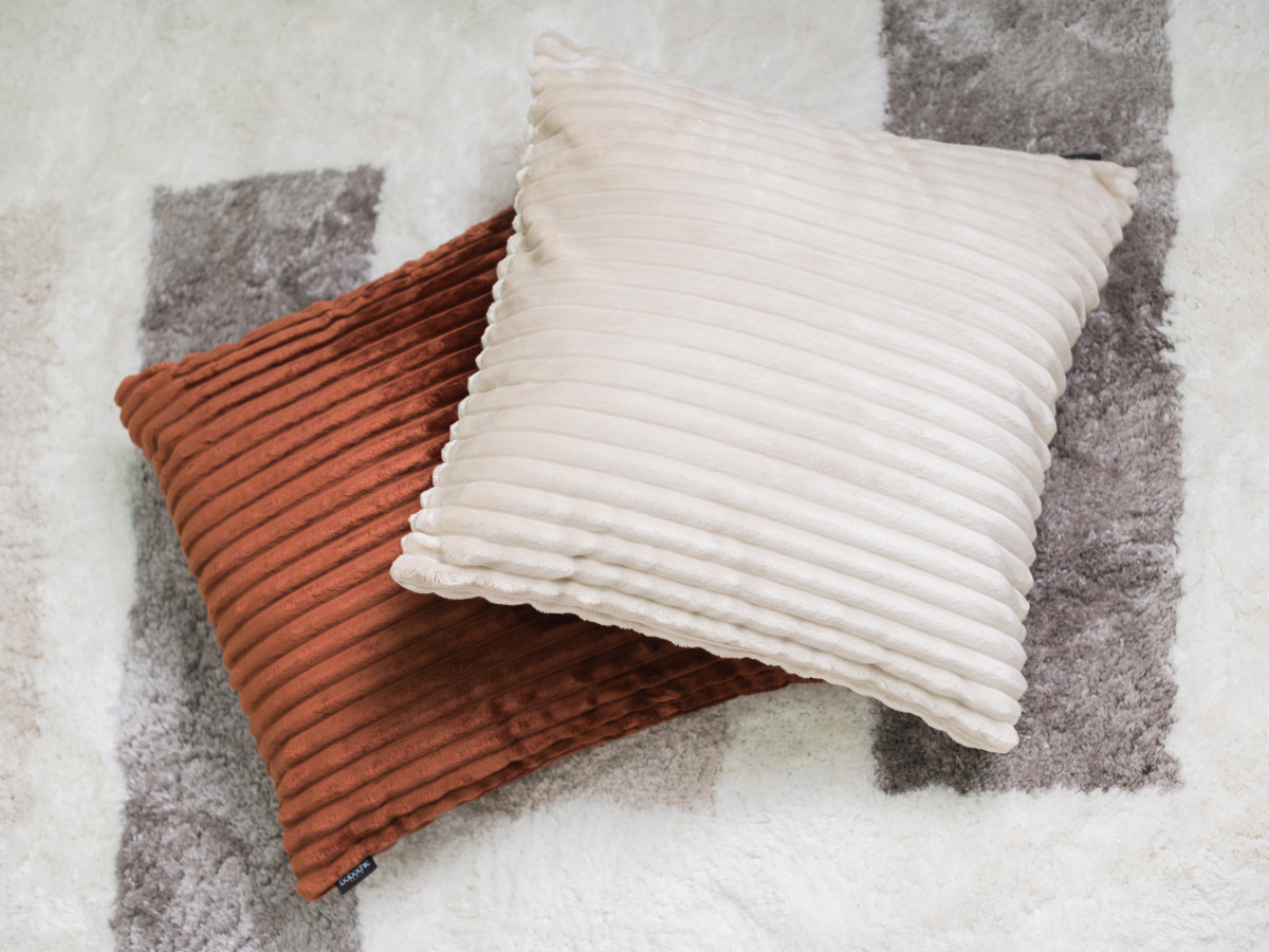 Lot de 2 coussins OSLO orange — vue 5