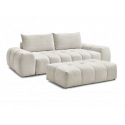 Droit convertible coffre + pouf