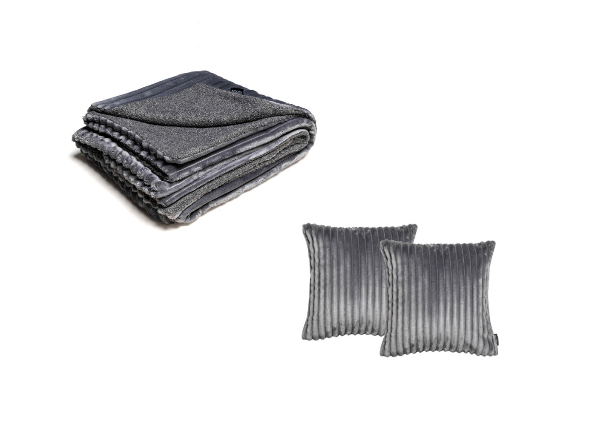 OSLO set met deken 140 x 180 cm + 2 kussens