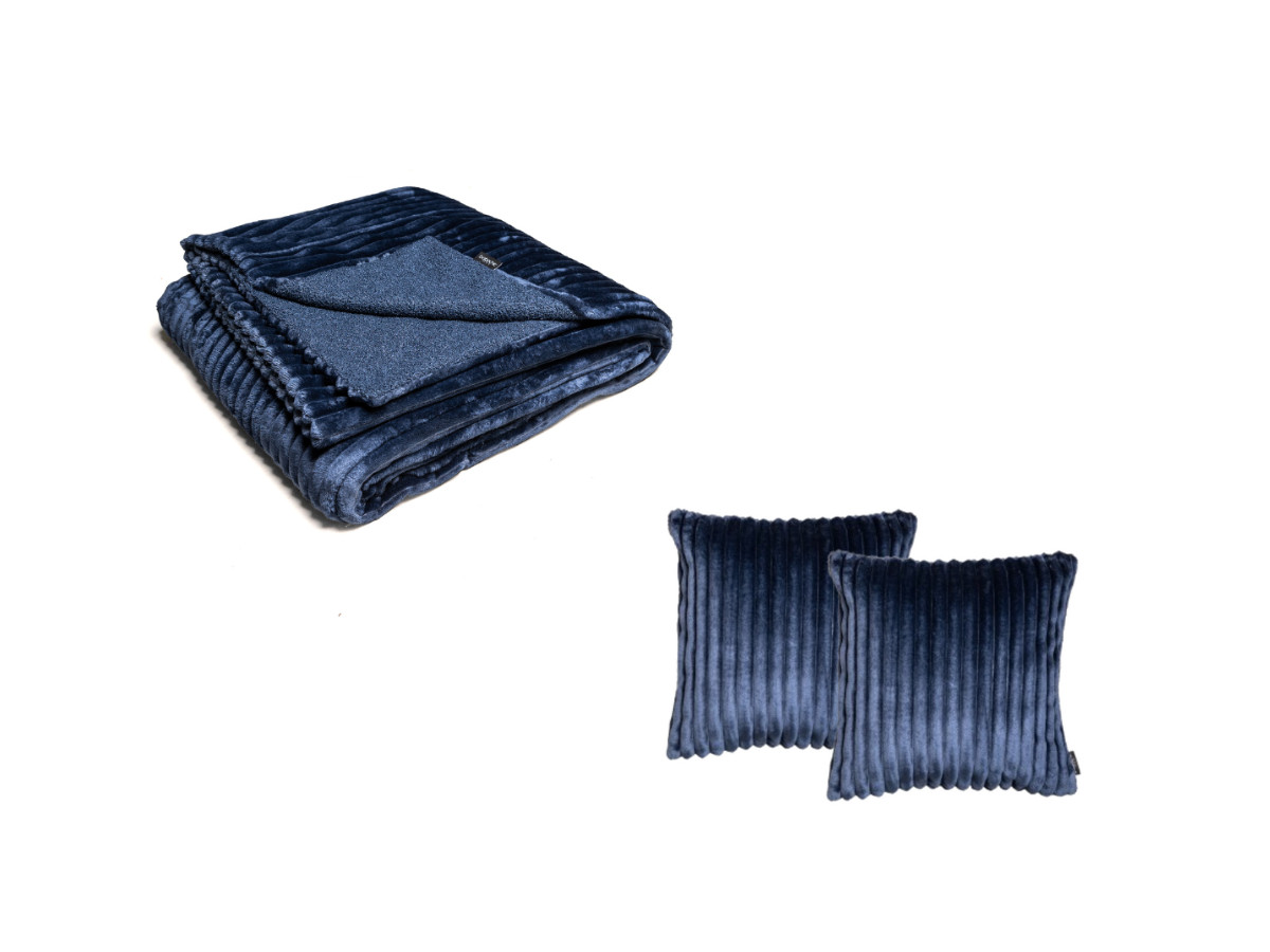 OSLO set met deken 140 x 180 cm + 2 kussens