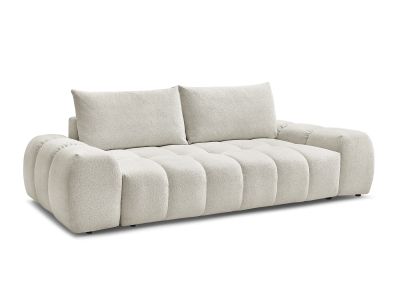Canapé droit convertible coffre EVEREST tissu chiné