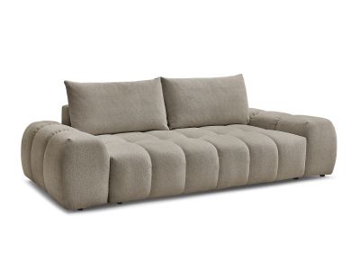 Canapé droit convertible coffre EVEREST tissu chiné