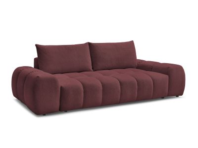 Canapé droit convertible coffre EVEREST tissu chiné