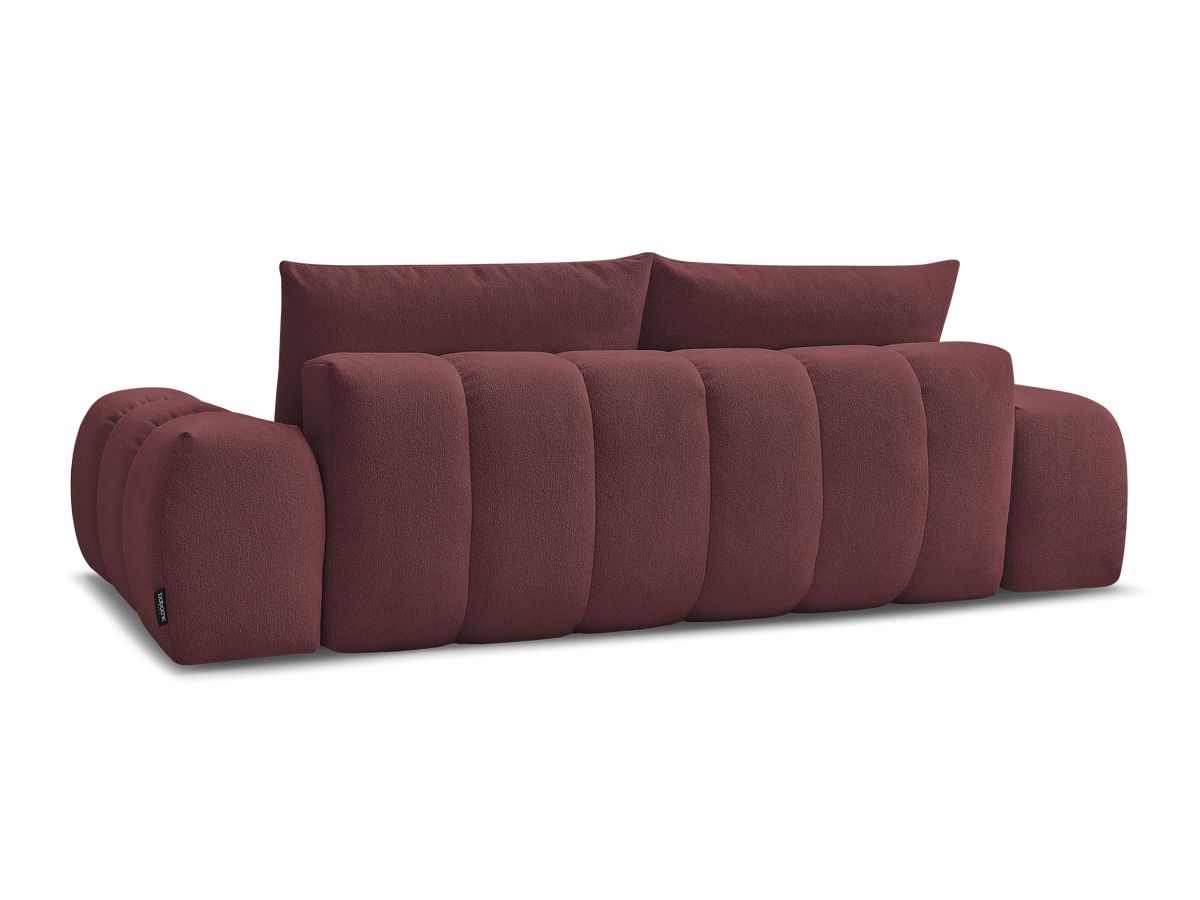 Canapé droit convertible coffre EVEREST tissu chiné