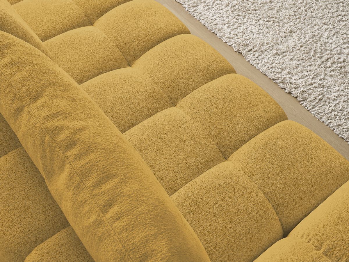 Canapé droit convertible coffre EVEREST tissu chiné
