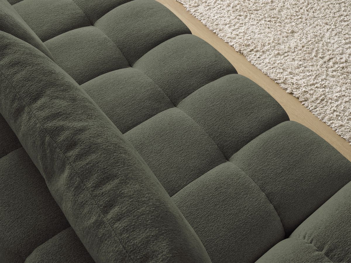 Canapé droit convertible coffre EVEREST tissu chiné