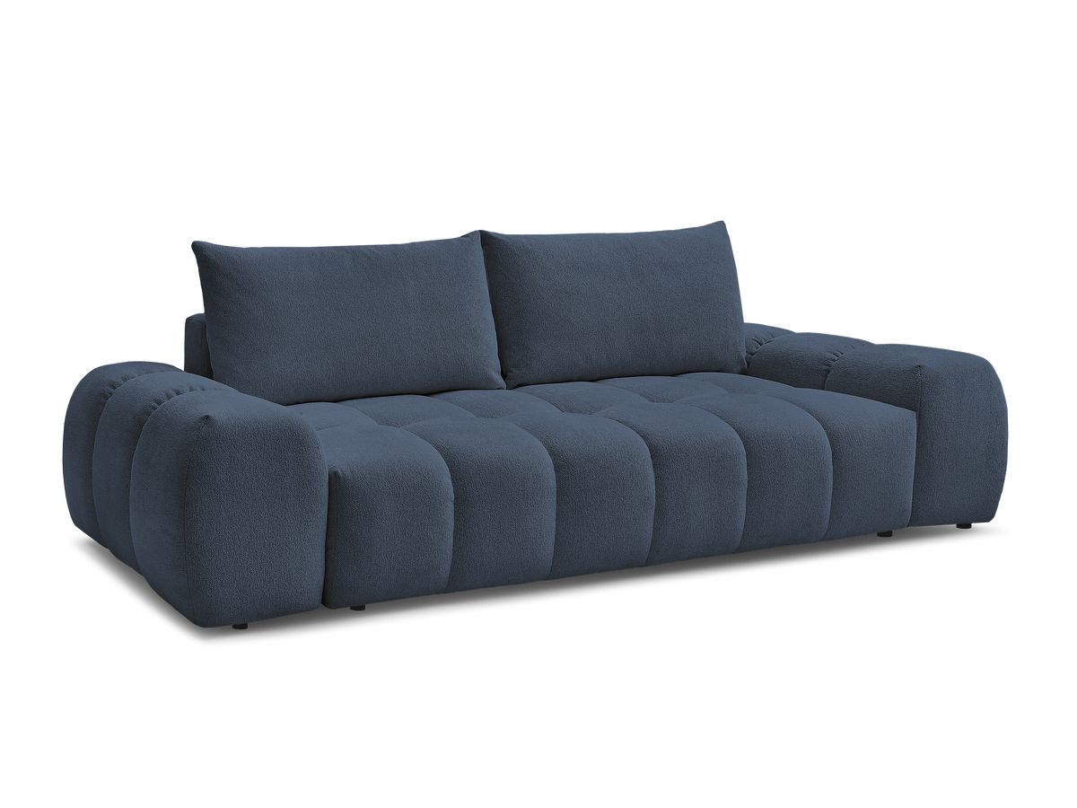 Canapé droit convertible coffre EVEREST tissu chiné