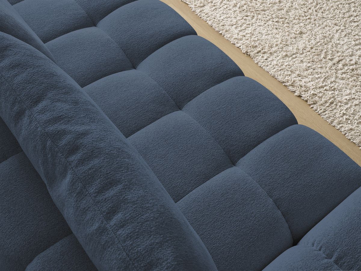Canapé droit convertible coffre EVEREST tissu chiné