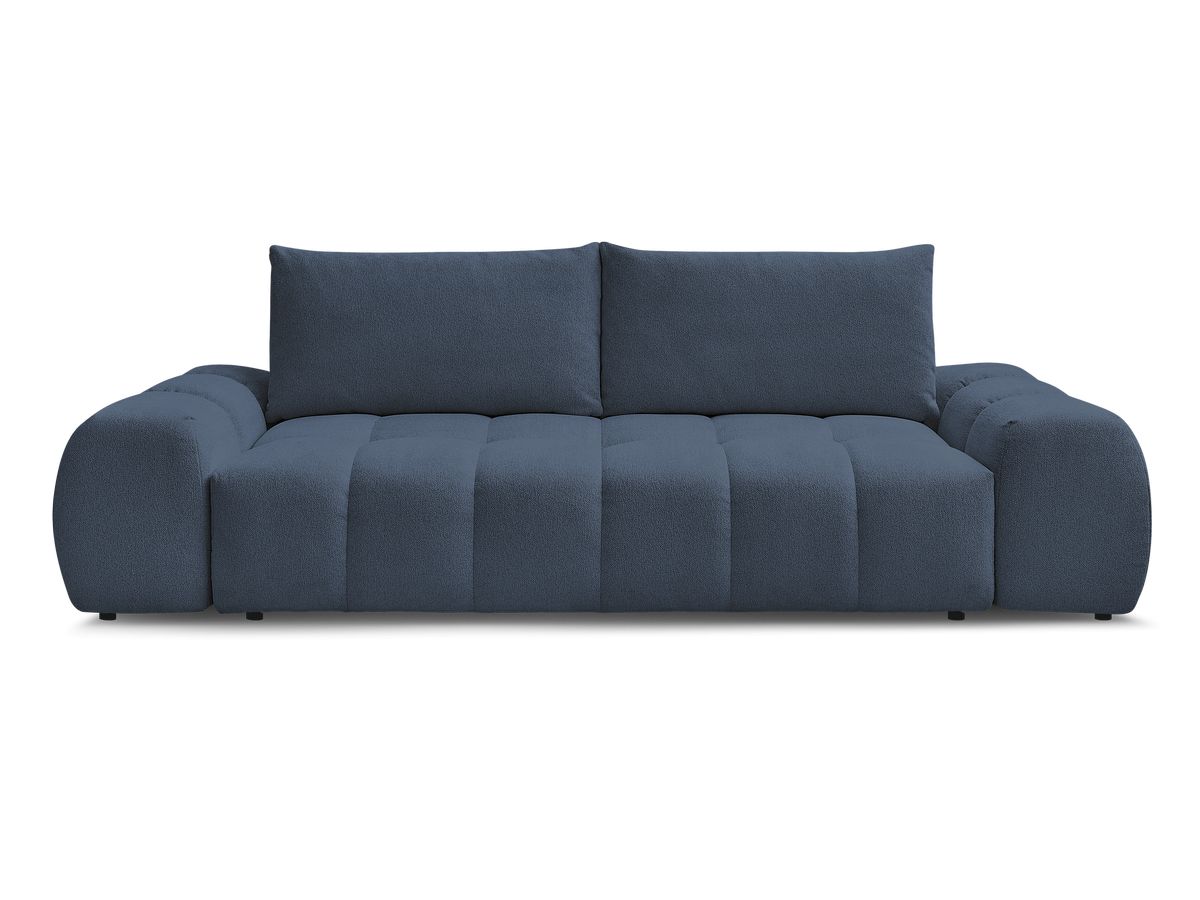 Canapé droit convertible coffre EVEREST tissu chiné