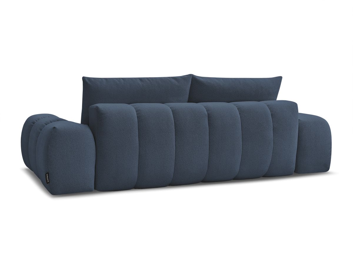 Canapé droit convertible coffre EVEREST tissu chiné