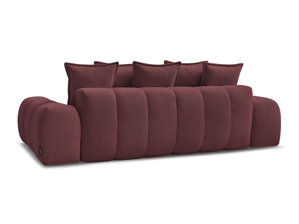 Canapé droit convertible coffre EVEREST tissu chiné