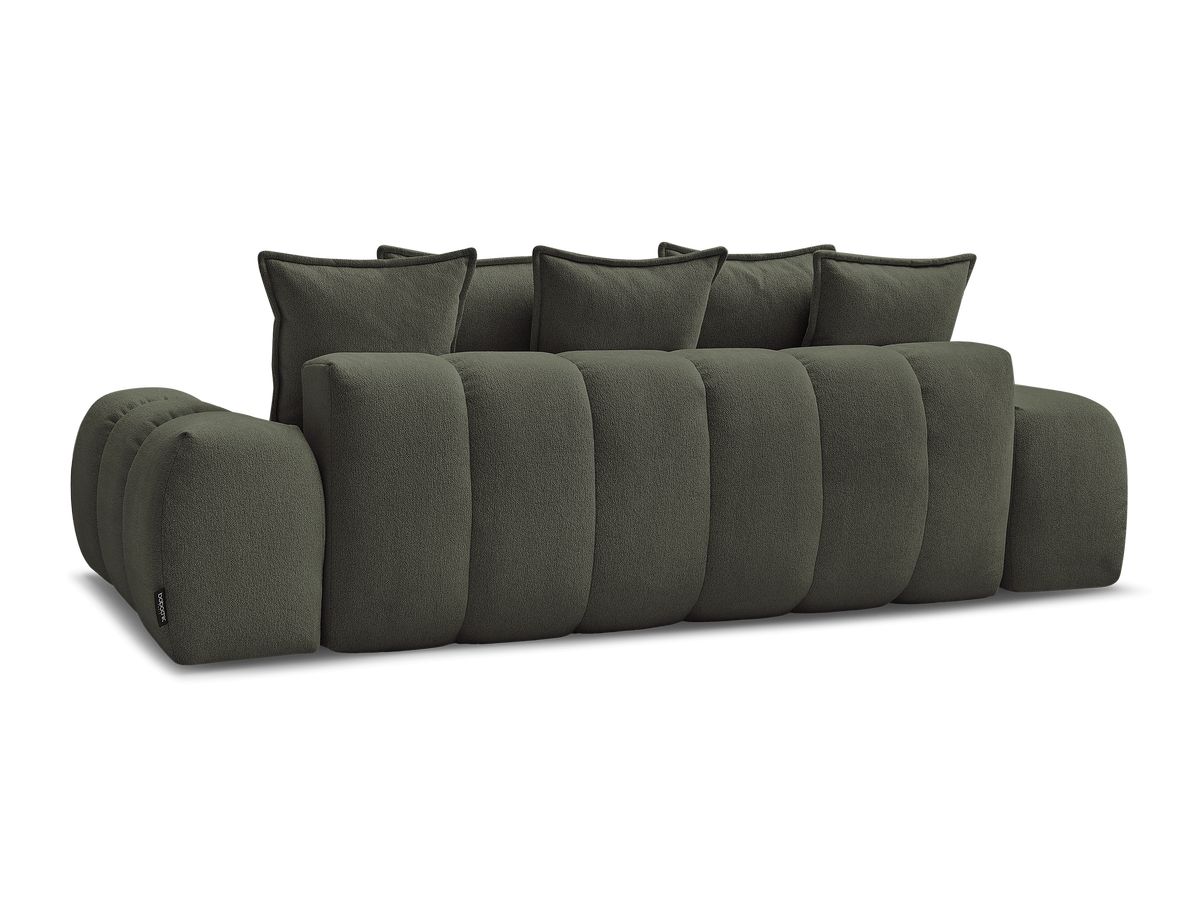 Canapé droit convertible coffre EVEREST tissu chiné