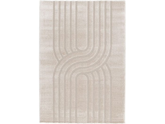 Tapis poils ras GEORGES motif abstrait