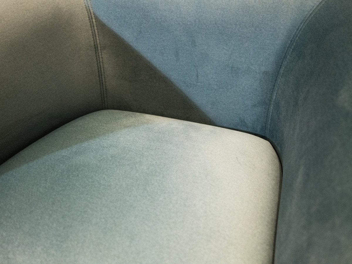 Fauteuil CELINE velours vert — vue 5