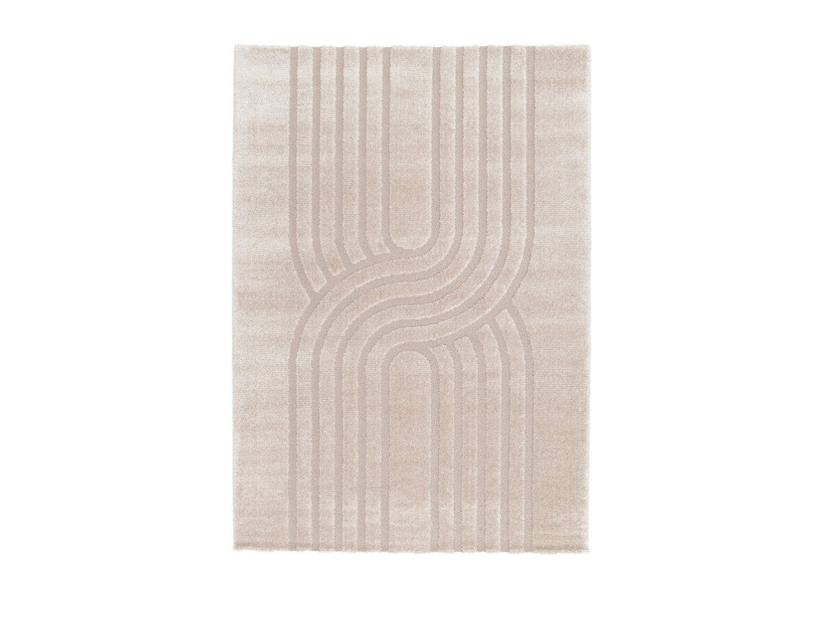 GEORGES laagpolig vloerkleed met abstract patroon