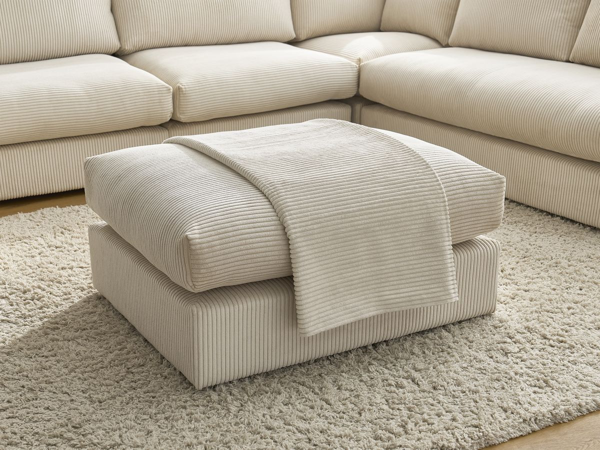 Plaid biface 140 x 180 cm STOCKHOLM beige — vue 4