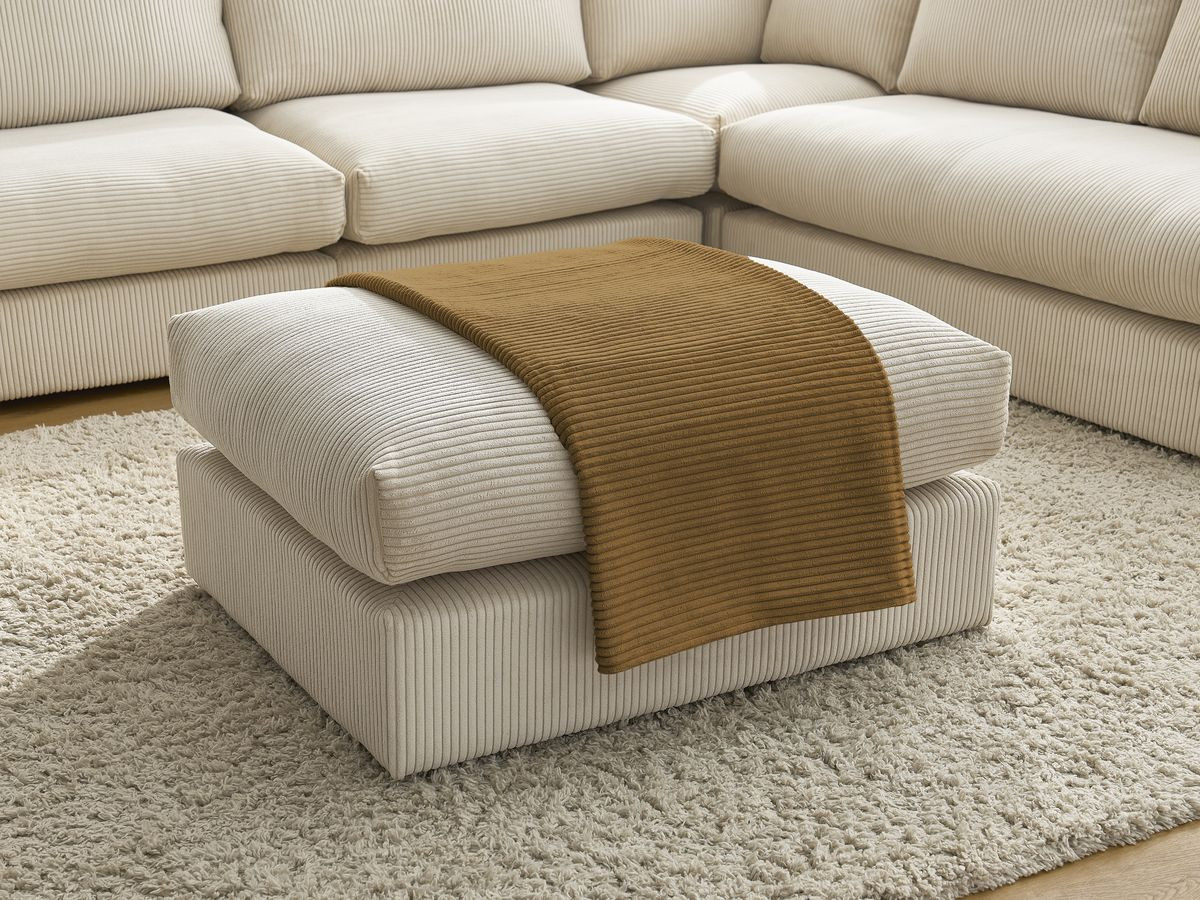 Plaid biface 140 x 180 cm STOCKHOLM jaune — vue 4