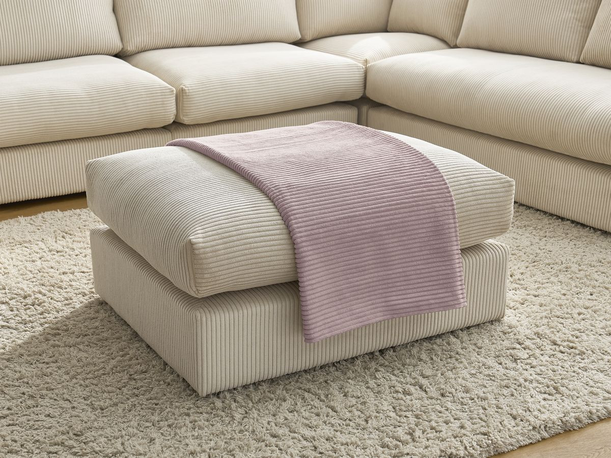 Plaid biface 140 x 180 cm STOCKHOLM violet — vue 4