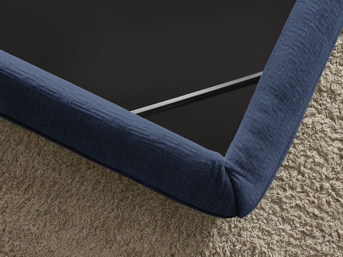 LIAM-bed van getextureerde stof