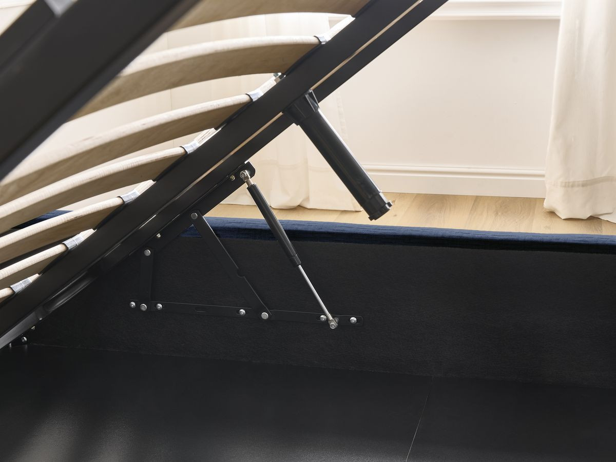 LIAM-bed van getextureerde stof