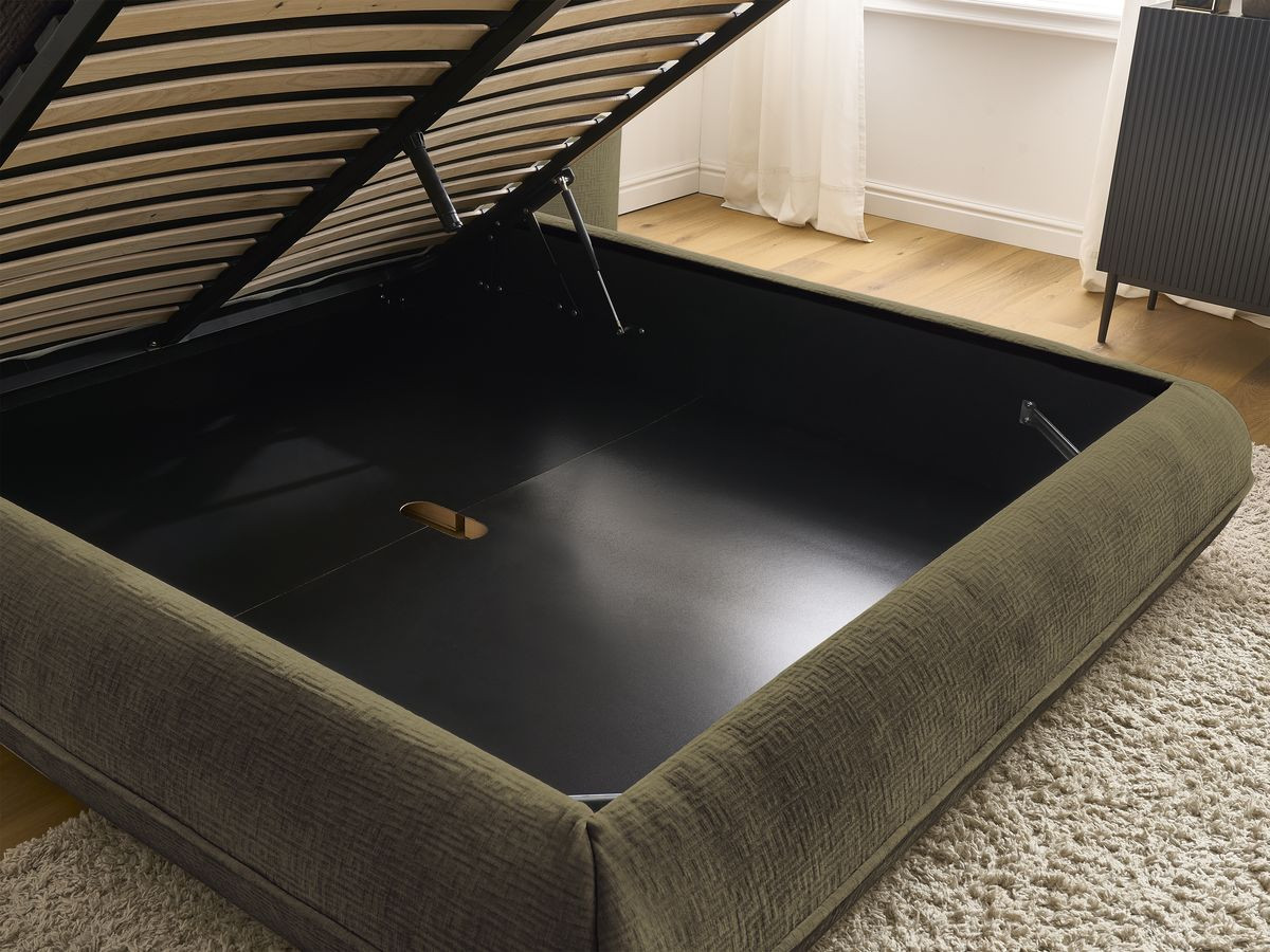 LIAM-bed van getextureerde stof