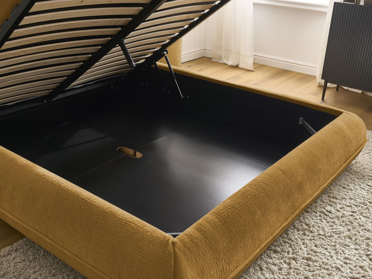 LIAM-bed van getextureerde stof