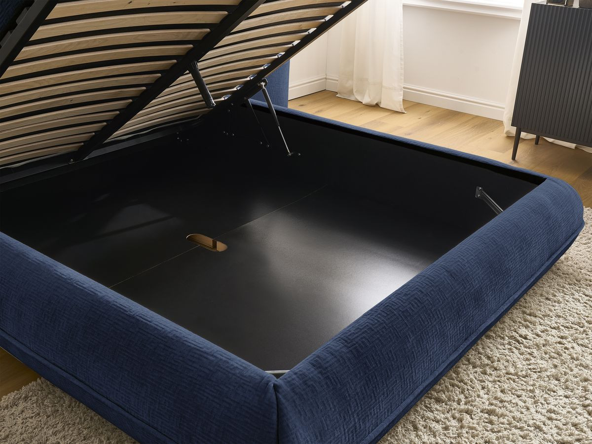 LIAM-bed van getextureerde stof