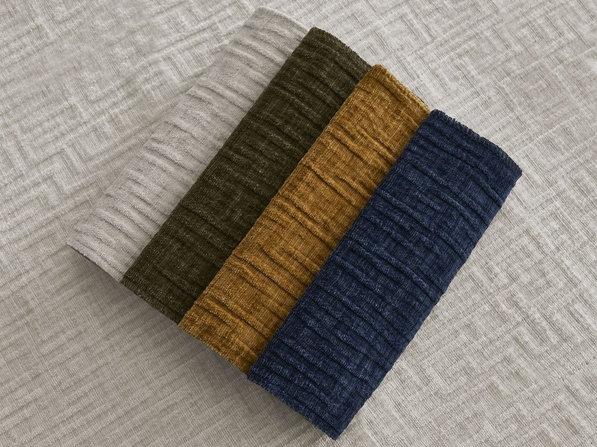 LIAM-bed van getextureerde stof