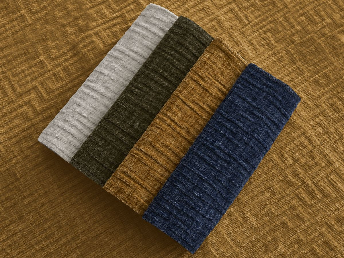 LIAM-bed van getextureerde stof