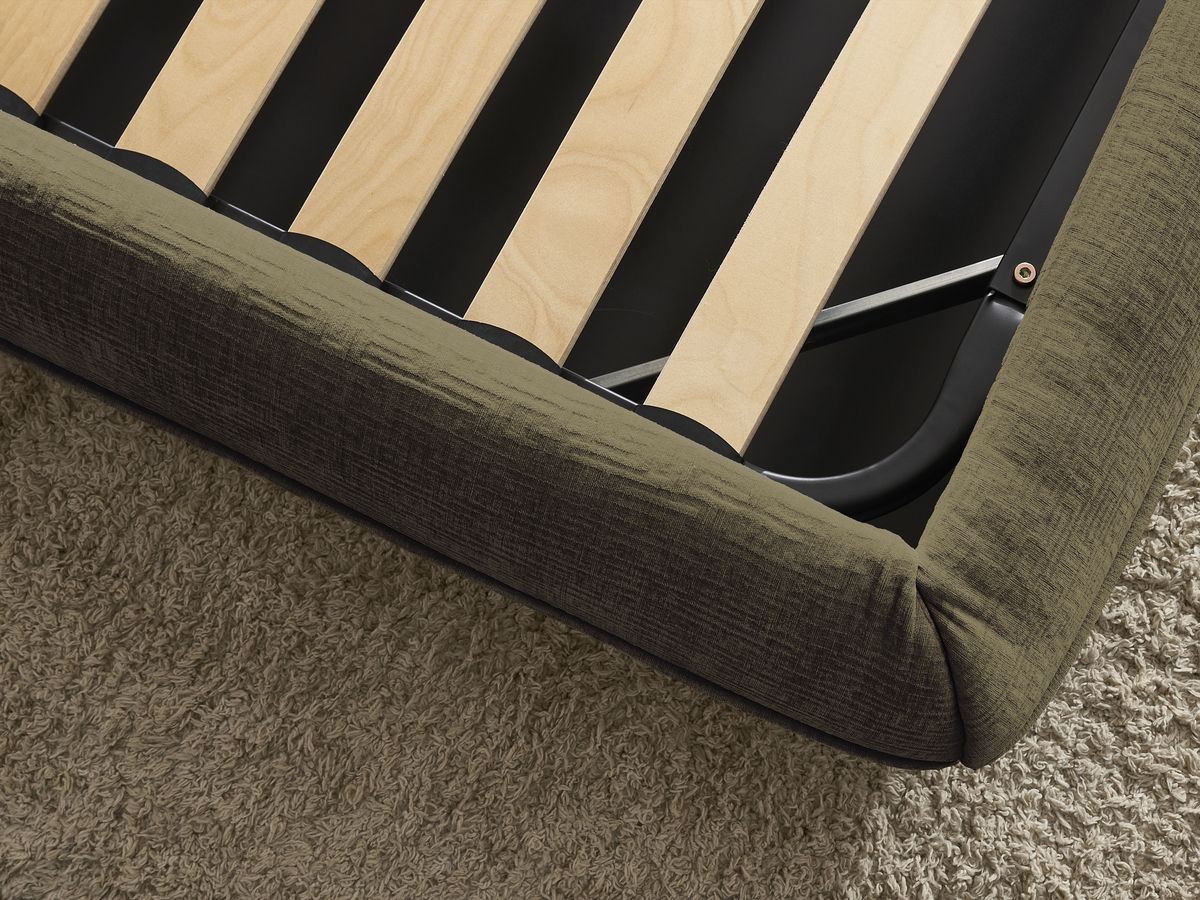 LIAM-bed van getextureerde stof