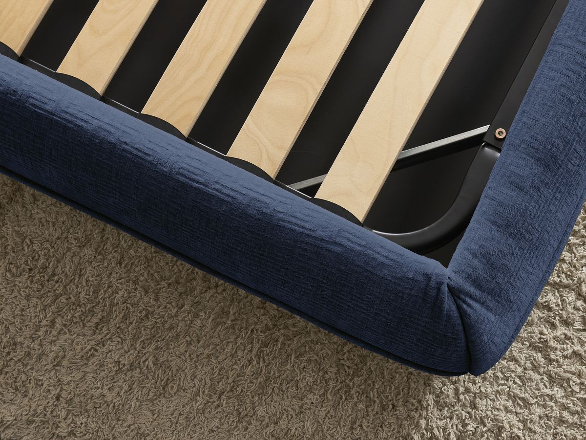 LIAM-bed van getextureerde stof