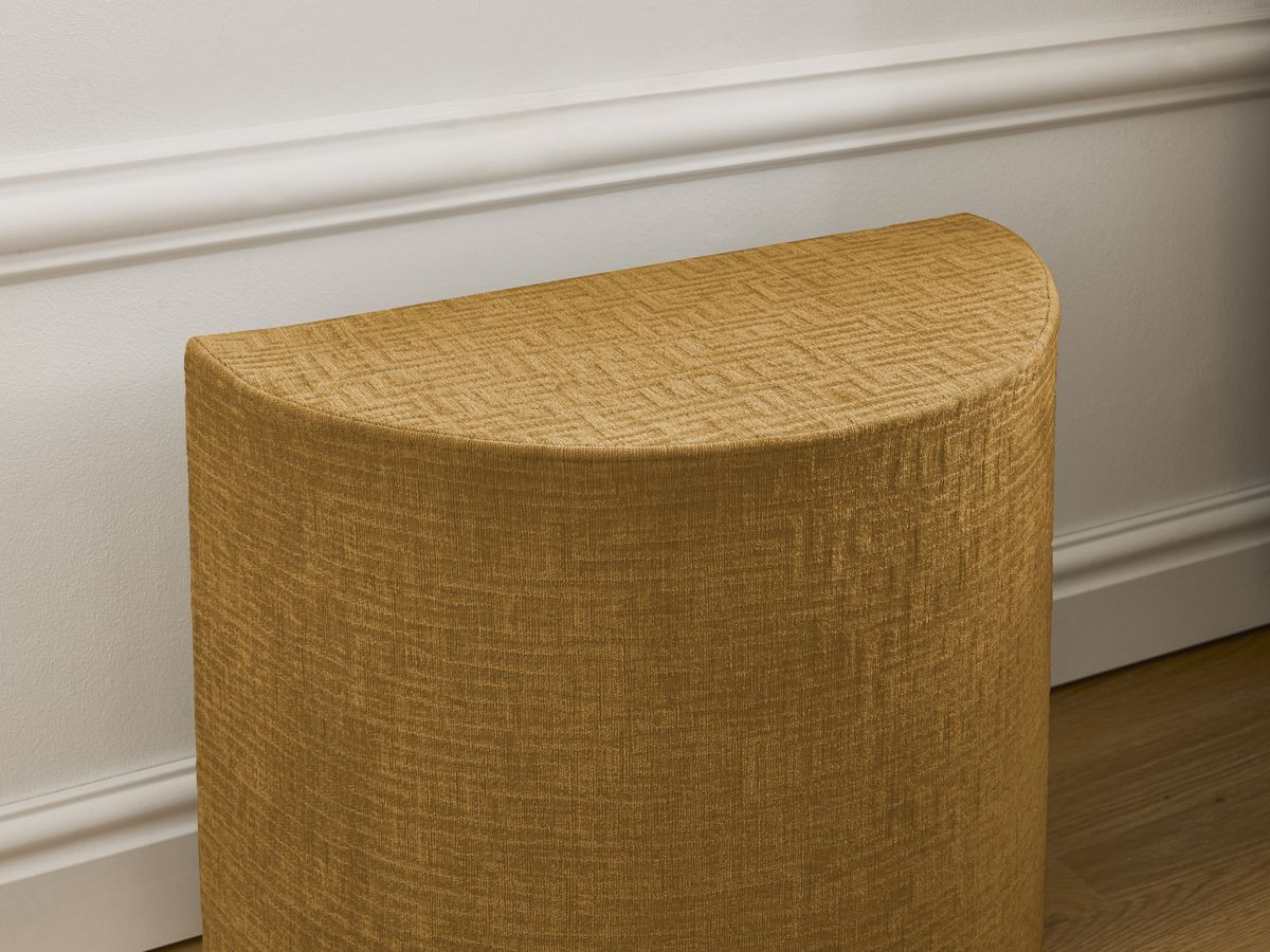 LIAM set met bed + 2 nachtkastjes in structuurstof