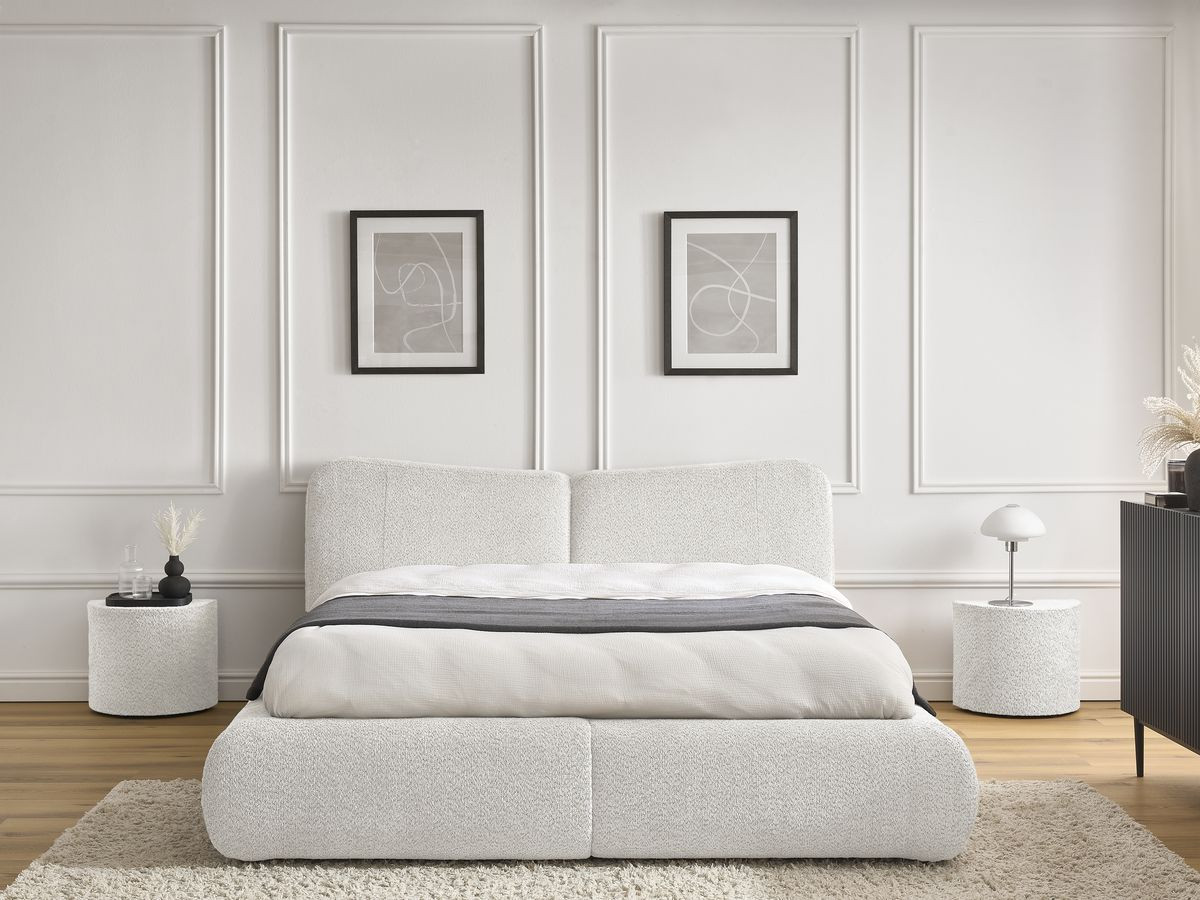 Lit PETER bouclette blanc — vue 5