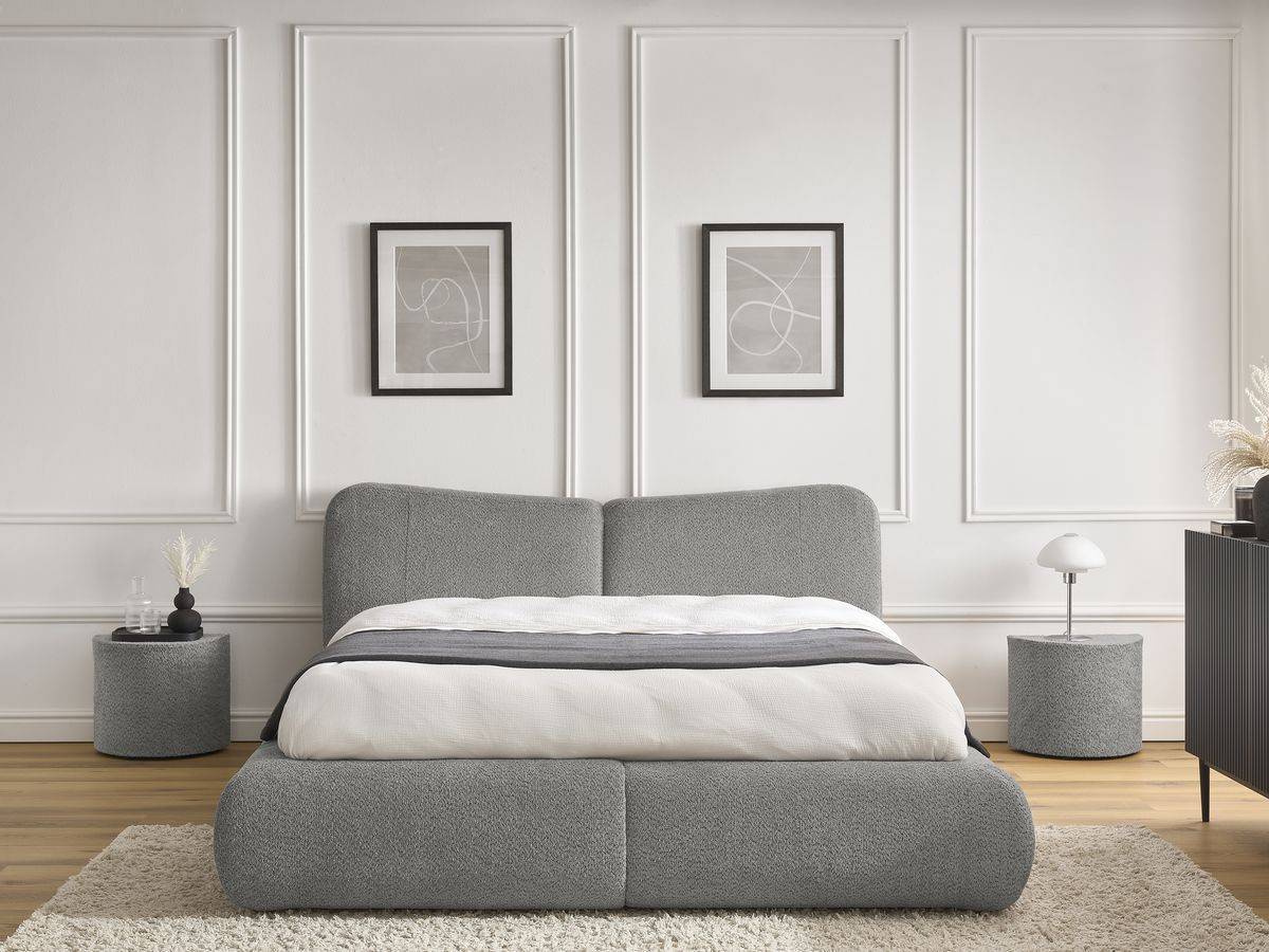 Lit PETER bouclette gris — vue 5