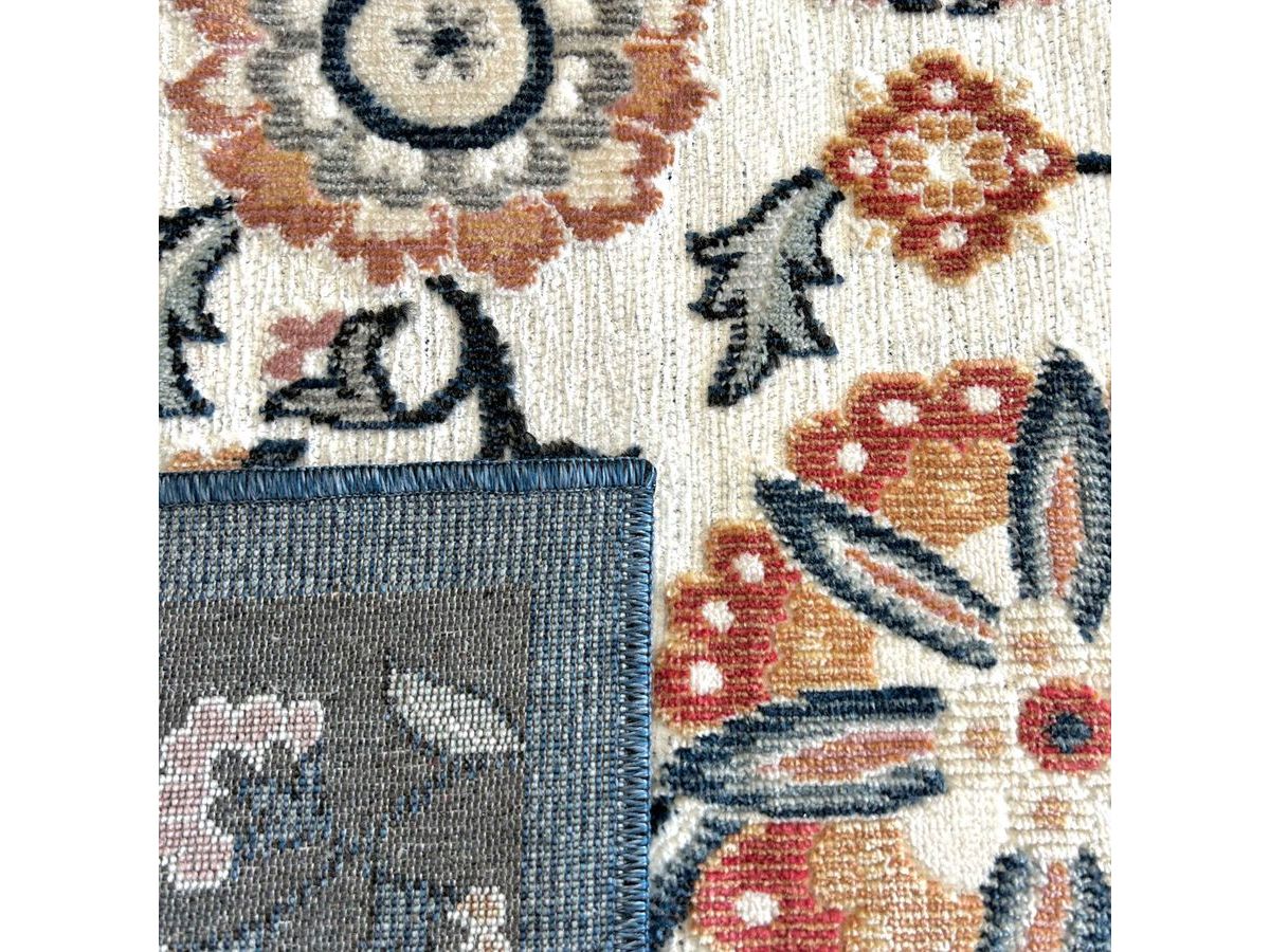 ANNAELLE vintage patroon laagpolig vloerkleed