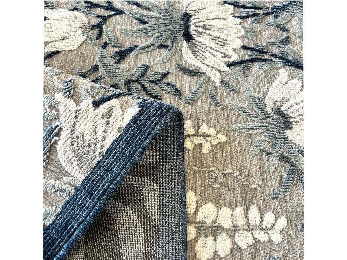 Rebecca laagpolig vloerkleed met vintage patroon