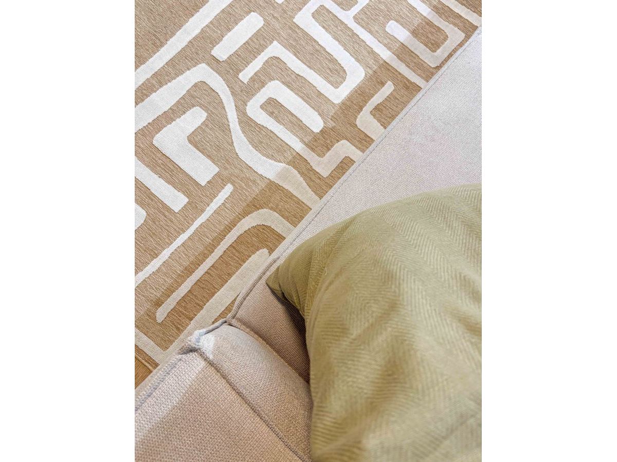 AYMERIC laagpolig vloerkleed met abstract patroon