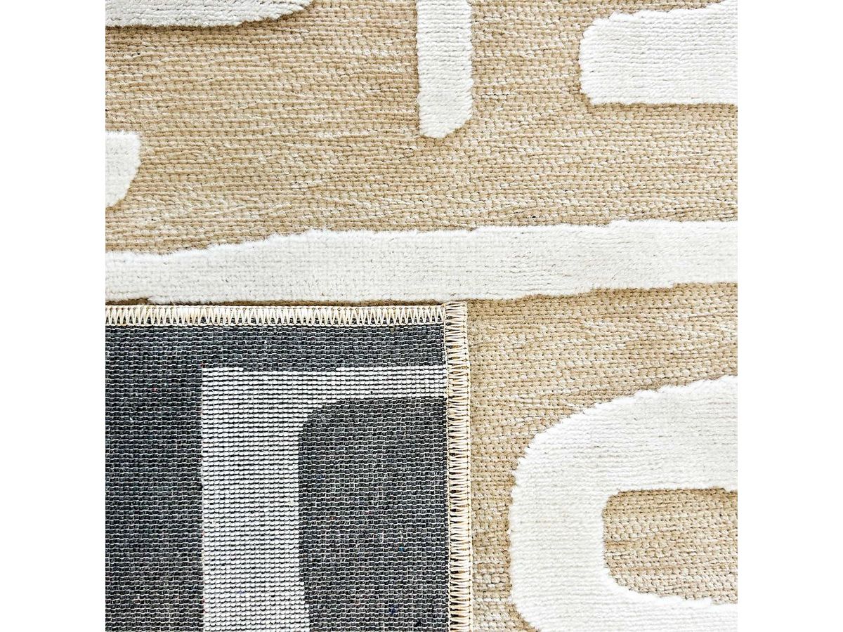 AYMERIC laagpolig vloerkleed met abstract patroon