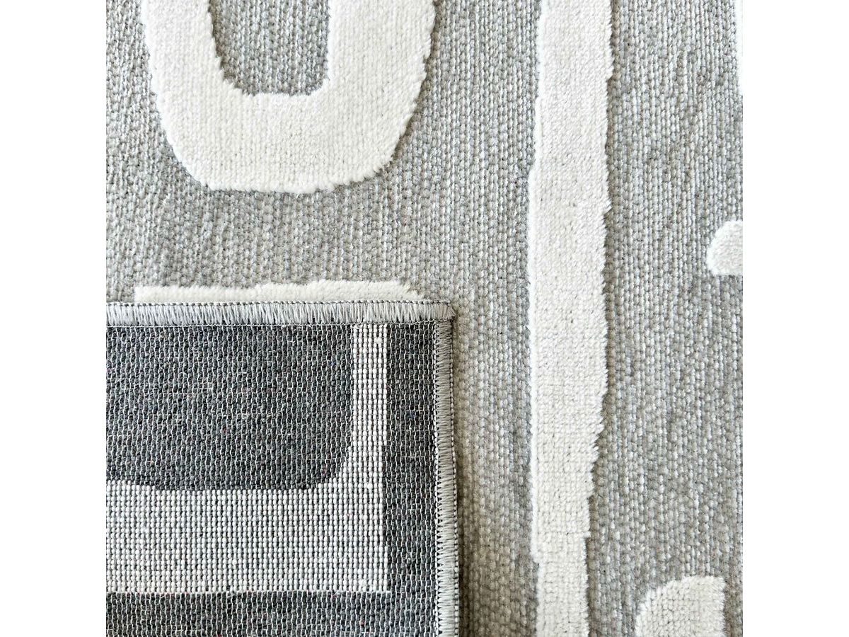 AYMERIC laagpolig vloerkleed met abstract patroon