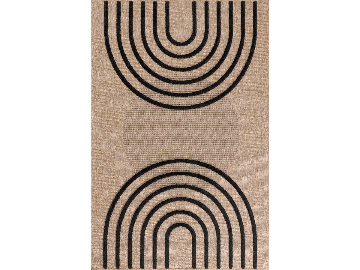 Tapis poils courts RYAN aspect jute