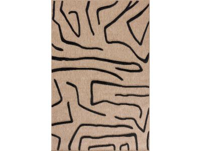 Tapis poils courts ERIKA motif graphique
