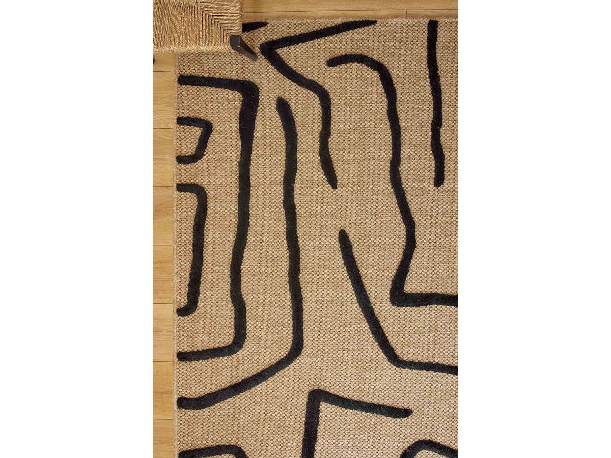 ERIKA laagpolig vloerkleed met grafisch patroon